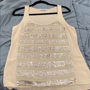 Sequin tank top